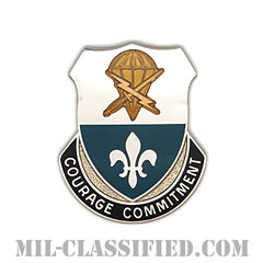 第82空挺師団特殊部隊大隊（Special Troops Battalion, 82nd Airborne Division）[カラー/クレスト（Crest・DUI・DI）バッジ]画像
