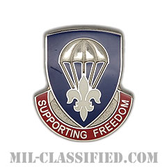 第82維持旅団（82nd Sustainment Brigade）[カラー/クレスト（Crest・DUI・DI）バッジ]の画像