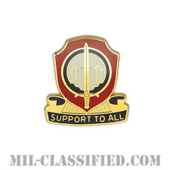 第82人事サービス大隊（82nd Personnel Services Battalion）[カラー/クレスト（Crest・DUI・DI）バッジ]画像