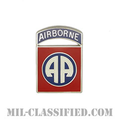 第82空挺師団（82nd Airborne Division）[カラー/クレスト（Crest・DUI・DI）バッジ]画像