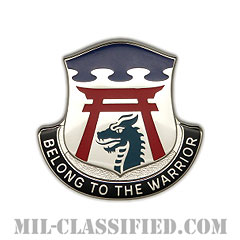 第101空挺師団第3旅団戦闘団特殊部隊大隊（STB, 3rd BCT, 101st Airborne Division）[カラー/クレスト（Crest・DUI・DI）バッジ]の画像