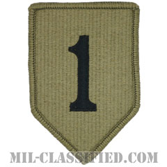 第1歩兵師団（1st Infantry Division）[OCP/メロウエッジ/ベルクロ付パッチ]画像