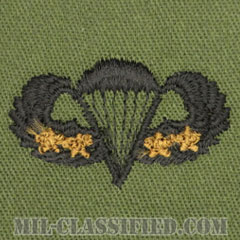 戦闘空挺章 (ベーシック) 降下4回（Combat Parachutist Badge, Basic, Four Jump）[サブデュード/パッチ]画像