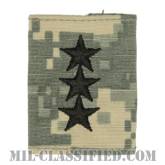 中将（Lieutenant General (LTG)）[UCP（ACU）/ゴアテックスパーカー用スライドオン階級章]の画像