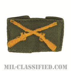 歩兵科章（Infantry Branch Insignia）[カラー/兵科章/パッチ/中古1点物]の画像