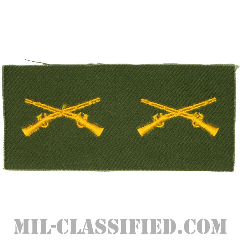 歩兵科章（Infantry Branch Insignia）[カラー/兵科章/パッチ/ペア（2枚1組）]画像
