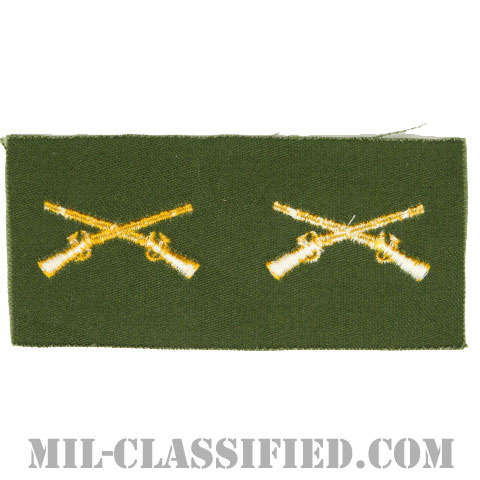 歩兵科章（Infantry Branch Insignia）[カラー/兵科章/パッチ/ペア（2枚1組）]画像