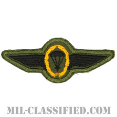 ドイツ軍空挺章 (米兵用)（Germany Parachutist Badge）[サブデュード/カットエッジ/パッチ]の画像