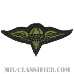 パラシュート整備士 (パラシュートリガー)（Parachute Rigger Badge）[サブデュード/カットエッジ/パッチ]の画像