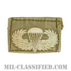 空挺章 (ベーシック)（Parachutist Badge, Basic）[カラー/パッチ/中古1点物]の画像
