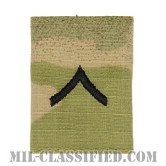 一等兵（Private Second Class (PV2)）[OCP（7C）/ゴアテックスパーカー用スライドオン階級章]の画像