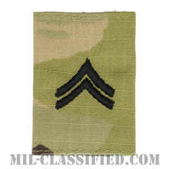 伍長（Corporal (CPL)）[OCP（7C）/ゴアテックスパーカー用スライドオン階級章]の画像