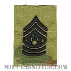 最先任上級曹長（Command Sergeant Major (CSM)）[OCP/ゴアテックスパーカー用スライドオン階級章]画像