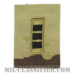 准尉 (CW3)（Chief Warrant Officer 3）[OCP（7C）/ゴアテックスパーカー用スライドオン階級章]の画像