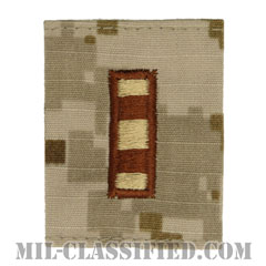 准尉 (CWO-2)（Chief Warrant Officer 2）[NWU Type2（AOR1）/ユニフォーム・パーカー用スライドオン階級章]の画像