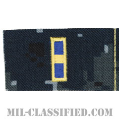 准尉 (WO-1)（Warrant Officer 1）[NWU Type1/襟用階級章/生地テープパッチ/ペア（2枚1組）]画像