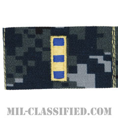 准尉 (CWO-2)（Chief Warrant Officer 2）[NWU Type1/襟用階級章/生地テープパッチ/ペア（2枚1組）]の画像