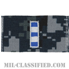 准尉 (CWO-4)（Chief Warrant Officer 4）[NWU Type1/襟用階級章/生地テープパッチ/ペア（2枚1組）]の画像