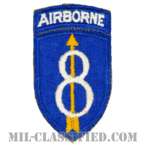 第8歩兵師団（第8歩兵師団）[カラー/カットエッジ/パッチ/エアボーンタブ付ワンピースタイプ/1点物]の画像