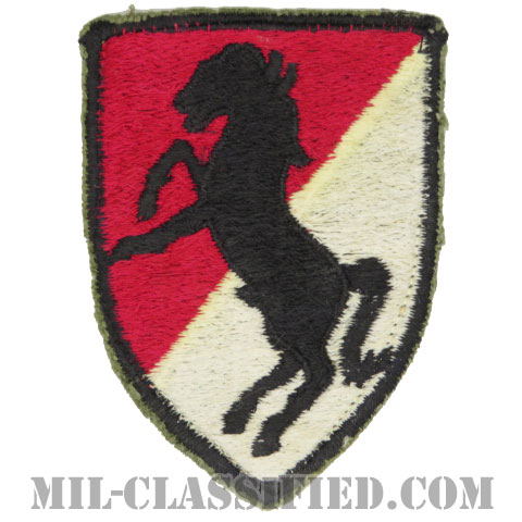 第11機甲騎兵連隊（11th Armored Cavalry Regiment）[カラー/カットエッジ/パッチ/中古1点物]画像