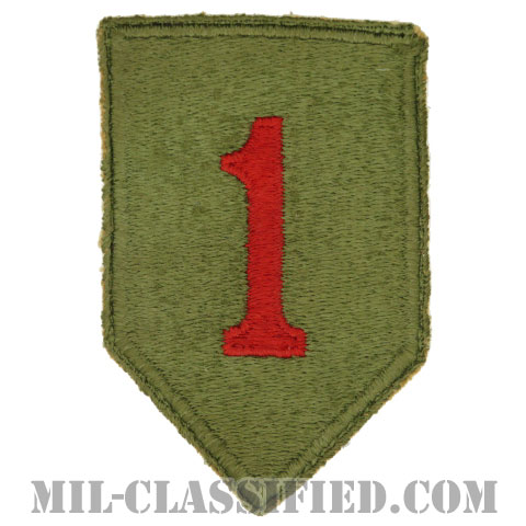 第1歩兵師団（1st Infantry Division）[カラー/カットエッジ/パッチ/中古1点物]の画像