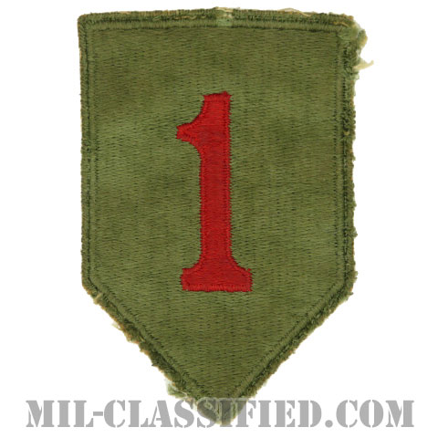 第1歩兵師団（1st Infantry Division）[カラー/カットエッジ/パッチ/中古1点物]の画像