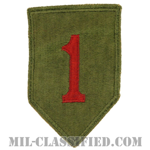 第1歩兵師団（1st Infantry Division）[カラー/カットエッジ/パッチ/中古1点物]の画像