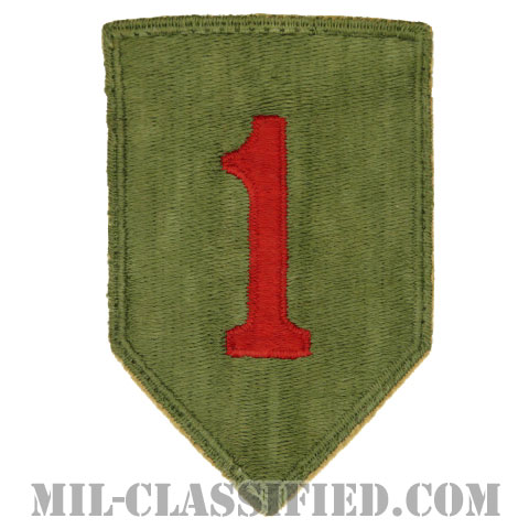 第1歩兵師団（1st Infantry Division）[カラー/カットエッジ/パッチ/中古1点物]の画像