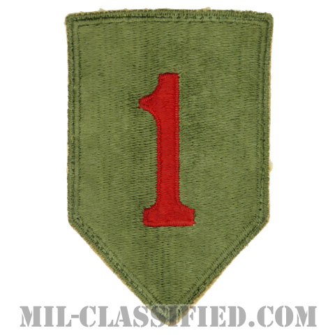 第1歩兵師団（1st Infantry Division）[カラー/カットエッジ/パッチ/中古1点物]の画像