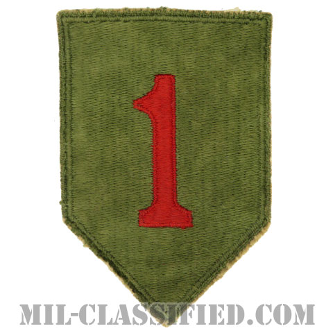 第1歩兵師団（1st Infantry Division）[カラー/カットエッジ/パッチ/中古1点物]の画像