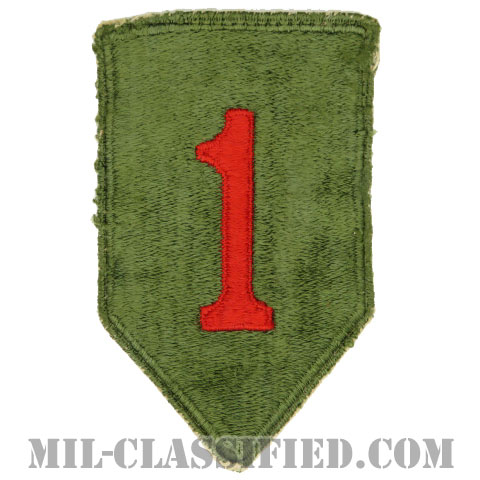 第1歩兵師団（1st Infantry Division）[カラー/カットエッジ/パッチ/中古1点物]の画像
