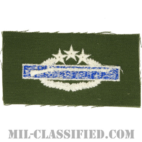 戦闘歩兵章 (フォース)（Combat Infantryman Badge (CIB), Fourth Award）[カラー/パッチ]画像