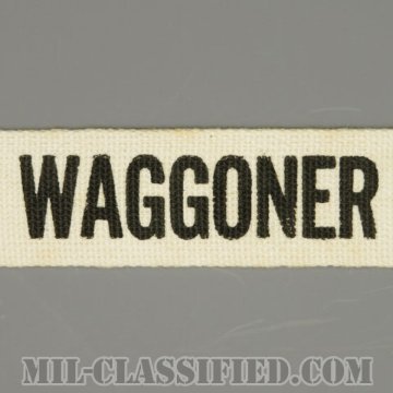 WAGGONER[カラー/プリント/ネームテープ/パッチ]画像