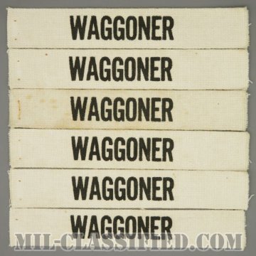 WAGGONER[カラー/プリント/ネームテープ/パッチ]画像
