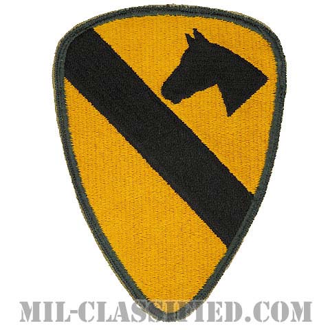第1騎兵師団（1st Cavalry Division）[カラー/カットエッジ/パッチ/中古1点物]の画像