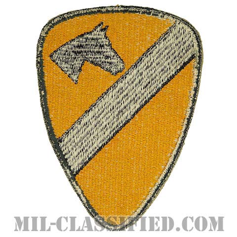 第1騎兵師団（1st Cavalry Division）[カラー/カットエッジ/パッチ/中古1点物]画像