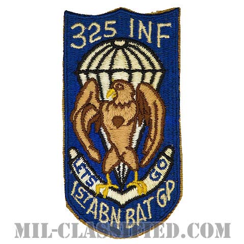 第325空挺歩兵連隊（325th Airborne Infantry Regiment）[カラー/カットエッジ/パッチ/1点物]の画像