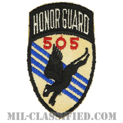 第505空挺歩兵連隊（505th Airborne Infantry Regiment）[カラー/カットエッジ/パッチ/1点物]の画像