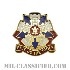 第192工兵大隊（192nd Engineer Battalion）[カラー/クレスト（Crest・DUI・DI）バッジ]画像