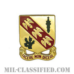第107騎兵連隊（107th Cavalry Regiment）[カラー/クレスト（Crest・DUI・DI）バッジ]画像