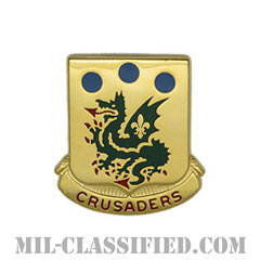 第72機甲連隊（72nd Armor Regiment）[カラー/クレスト（Crest・DUI・DI）バッジ]画像