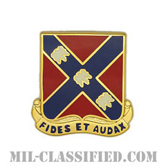 第134野戦砲兵連隊（134th Field Artillery Regiment）[カラー/クレスト（Crest・DUI・DI）バッジ]画像