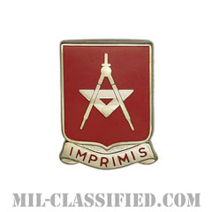 第30工兵大隊（30th Engineer Battalion）[カラー/クレスト（Crest・DUI・DI）バッジ]画像
