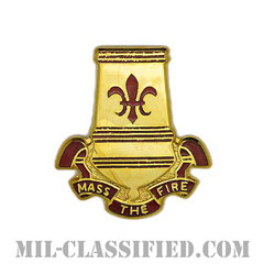 第82空挺師団砲兵（82nd Airborne Division Artillery）[カラー/クレスト（Crest・DUI・DI）バッジ]画像