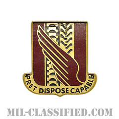 第519支援大隊（519th Support Battalion）[カラー/クレスト（Crest・DUI・DI）バッジ]画像