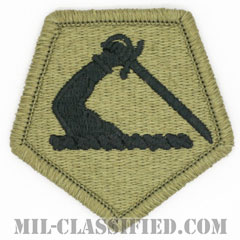 マサチューセッツ州 州兵（National Guard, Massachusetts）[OCP/メロウエッジ/ベルクロ付パッチ]の画像