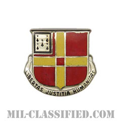 第81野戦砲兵連隊（81st Field Artillery Regiment）[カラー/クレスト（Crest・DUI・DI）バッジ]画像