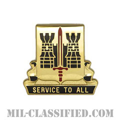 第411支援大隊（411th Support Battalion）[カラー/クレスト（Crest・DUI・DI）バッジ]画像