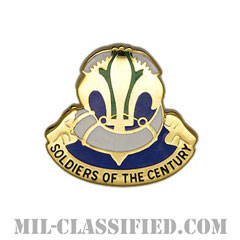 第100訓練師団（100th Training Division）[カラー/クレスト（Crest・DUI・DI）バッジ]画像