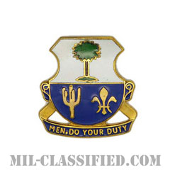 第163歩兵連隊（163rd Infantry Regiment）[カラー/クレスト（Crest・DUI・DI）バッジ]画像